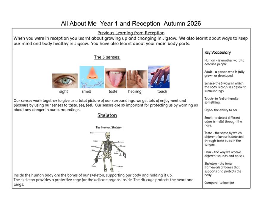  Knowledge map - All about Me Year 1   26 page-0001